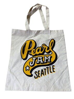 Pearl Jam Seattle Tote Bag 15.5" x 15.5"